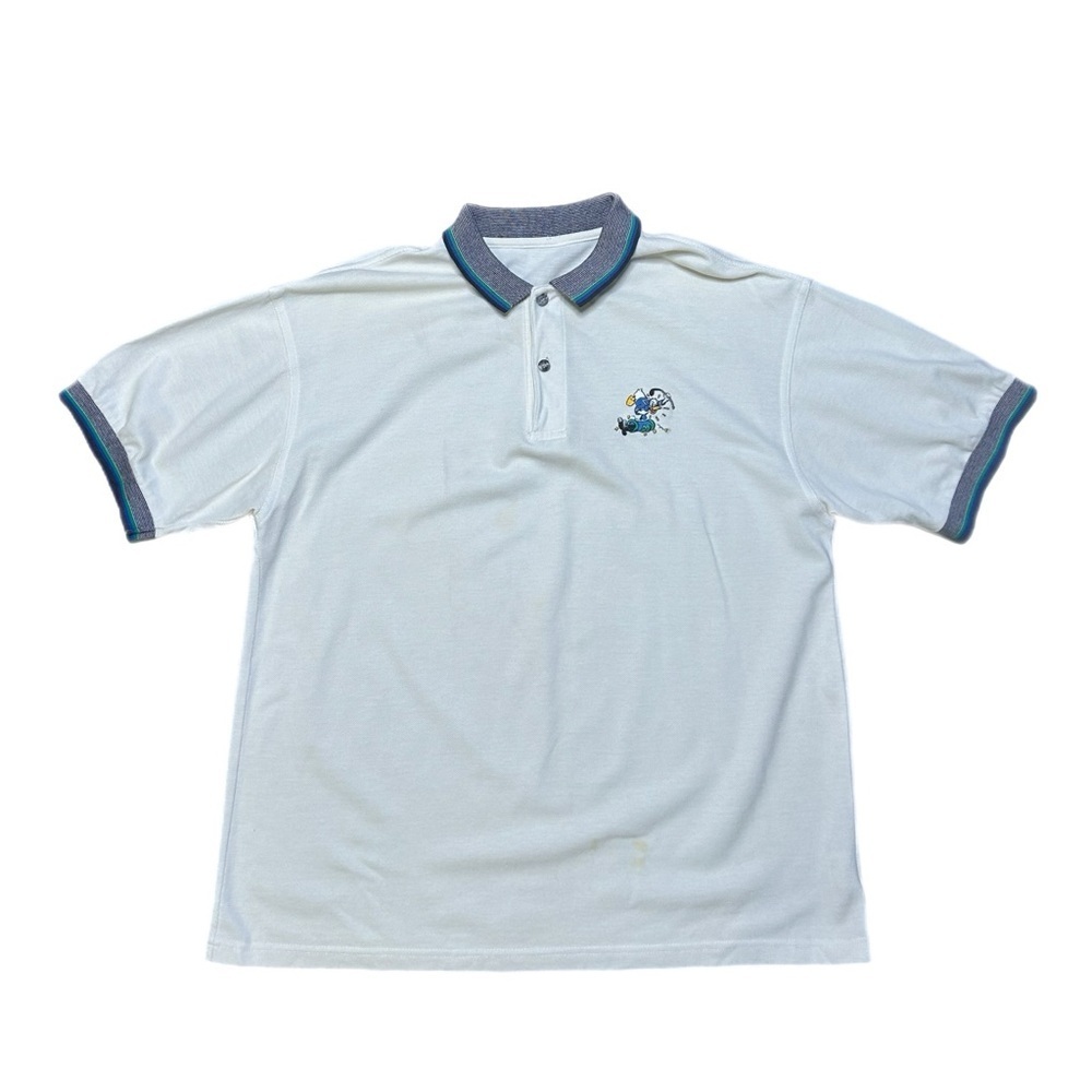 Vintage Disney Donald Duck Golf Polo Shirt with Embroidered Donald Duck Logo